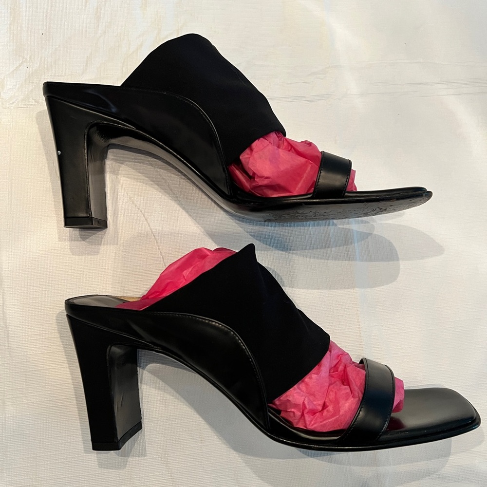 Elegant Ferragamo Black Women's Heels